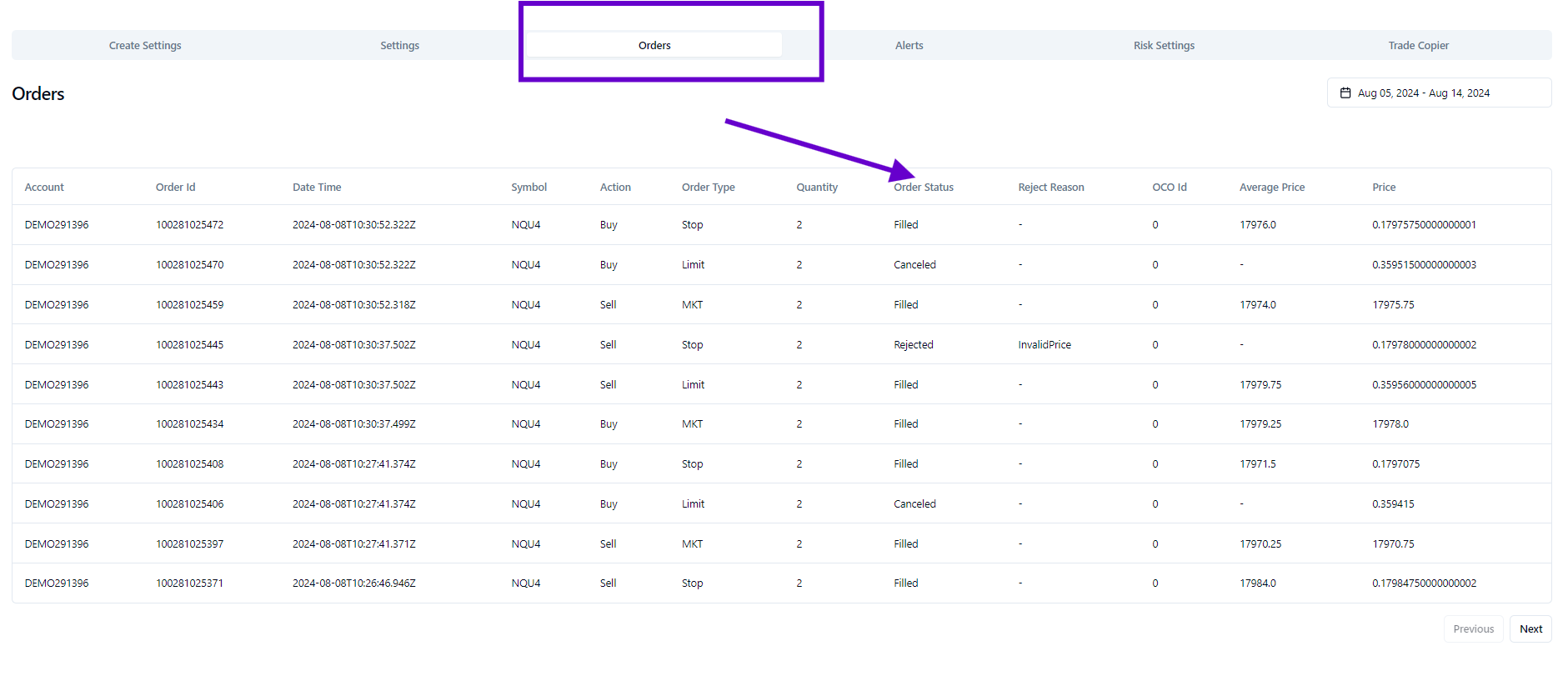 TradingView and Tradovate integration success